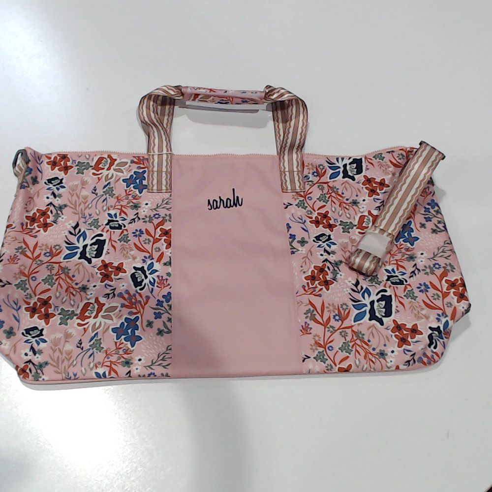 BLOOPER BAG: Monogrammed Weekend Bag