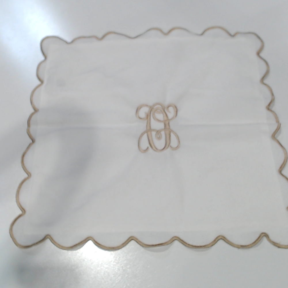 BLOOPER ACCESSORY: Monogrammed Scalloped Pillow Sham