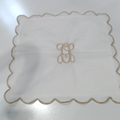 BLOOPER ACCESSORY: Monogrammed Scalloped Pillow Sham