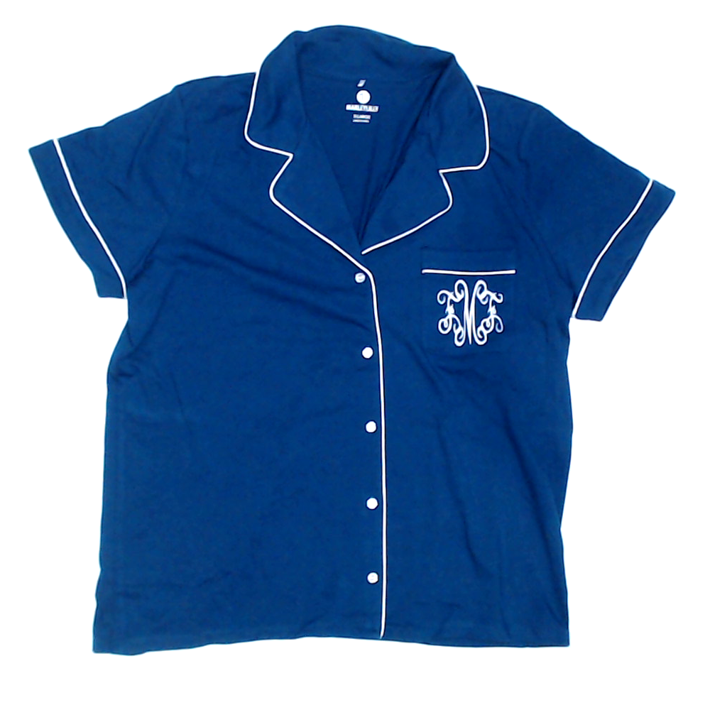 BLOOPER CLOTHING: Monogrammed Classic Sleep Top