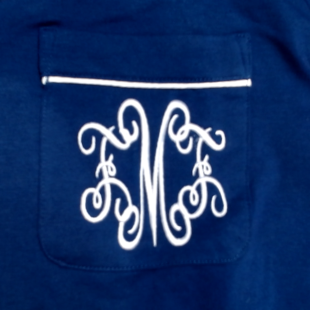 BLOOPER CLOTHING: Monogrammed Classic Sleep Top