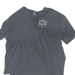 BLOOPER CLOTHING: Monogrammed Peplum Top