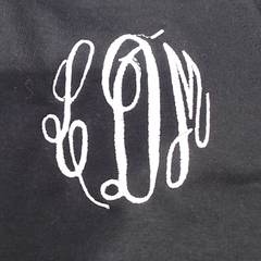 BLOOPER CLOTHING: Monogrammed Casual Skirt