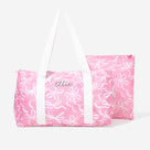 Monogrammed Kids Activity Bag | Pink Bows