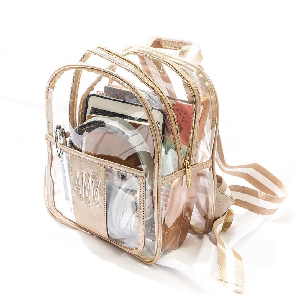 clear mini backpack goody bags Aliceset Bulk Waterproof Transparent Colorful Bookbag Donation Supply Kits for Women Men(9 Inch,30 Pcs) lasting durability and a secure seal WinCraft Clear Mini Backpack, Men's,