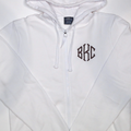 BLOOPER CLOTHING: Monogrammed Hooded Sweatshirt Jacket