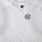 BLOOPER CLOTHING: Monogrammed Hooded Sweatshirt Jacket