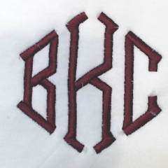 BLOOPER CLOTHING: Monogrammed Hooded Sweatshirt Jacket