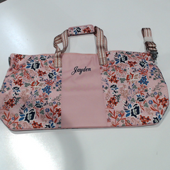 BLOOPER BAG: Monogrammed Weekend Bag