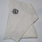 BLOOPER CLOTHING: Monogrammed Sweatshirt Cardigan