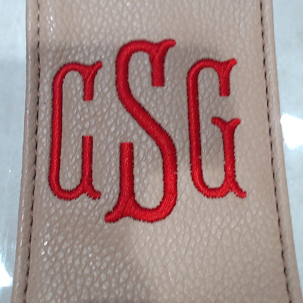 BLOOPER BAG: Monogrammed Clear Stadium Crossbody Bag