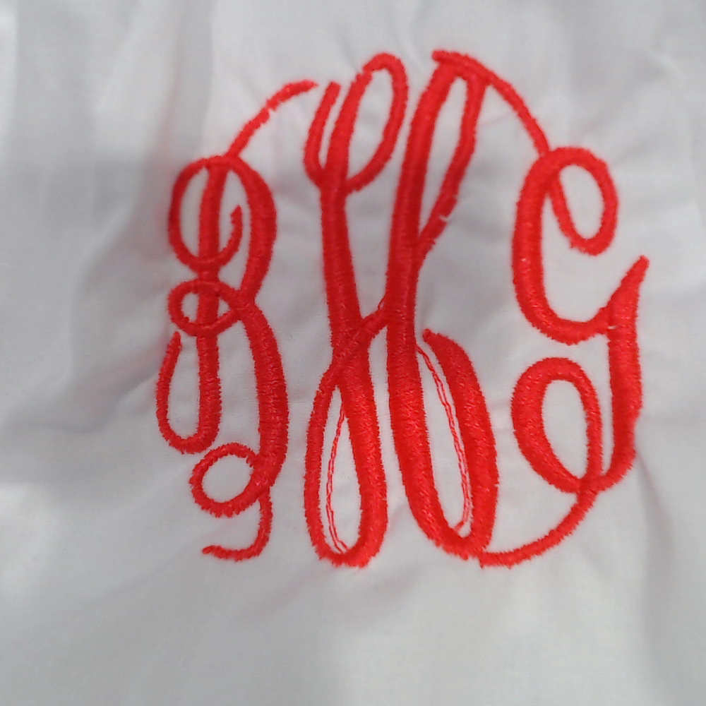 BLOOPER KIDS: Monogrammed White Eyelet Baby Bloomers
