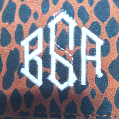 BLOOPER ACCESSORY: Monogrammed Phone Wallet Wristlet