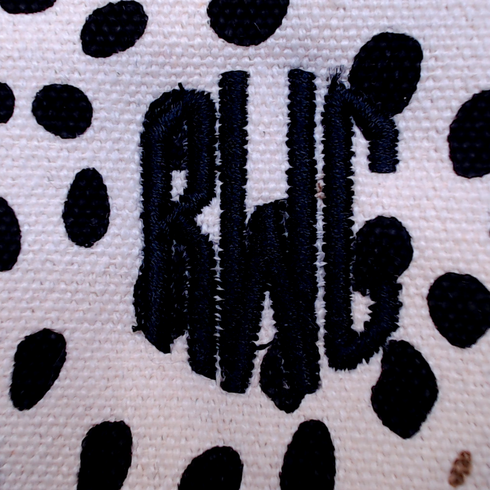 BLOOPER ACCESSORY: Monogrammed Keychain Wallet