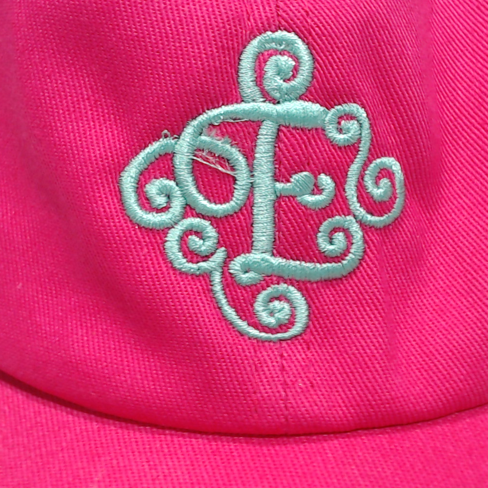 BLOOPER ACCESSORY: Monogrammed Baseball Hat