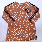 BLOOPER KIDS: Monogrammed Kids Striped Sleeve Dress