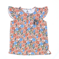 BLOOPER CLOTHING: Monogrammed Ruffle Top