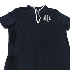 BLOOPER CLOTHING: Monogrammed Quarter Zip Dress