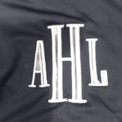BLOOPER CLOTHING: Monogrammed Quarter Zip Dress