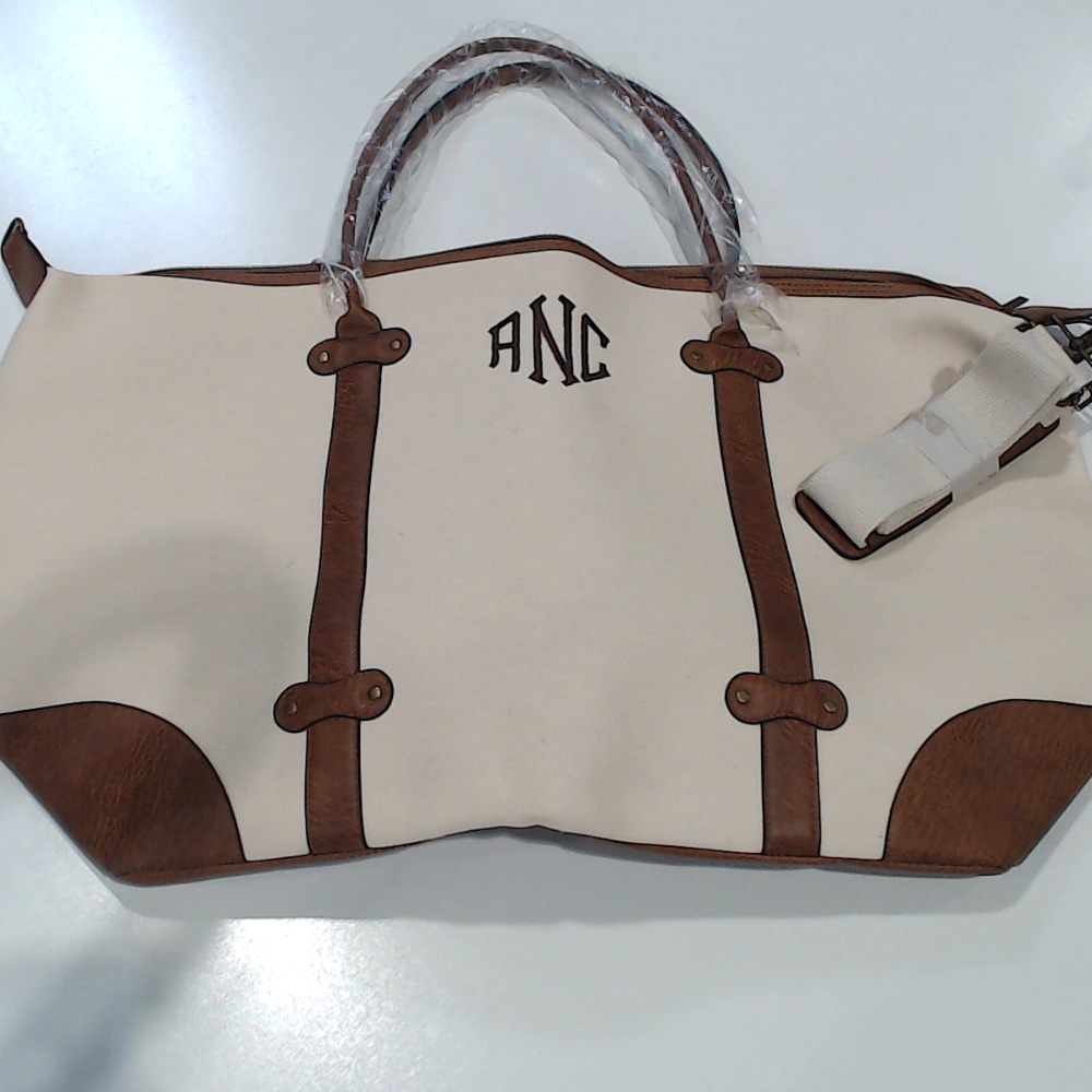 BLOOPER BAG: Monogrammed Vintage Weekender
