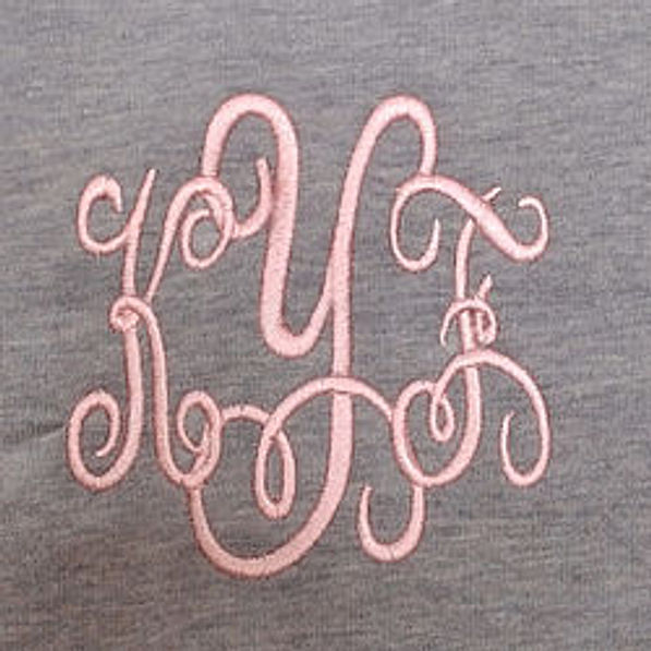 BLOOPER CLOTHING: Monogrammed V Neck Sweatshirt