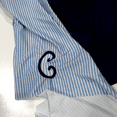 BLOOPER SWIM: Monogrammed Ruched Tankini