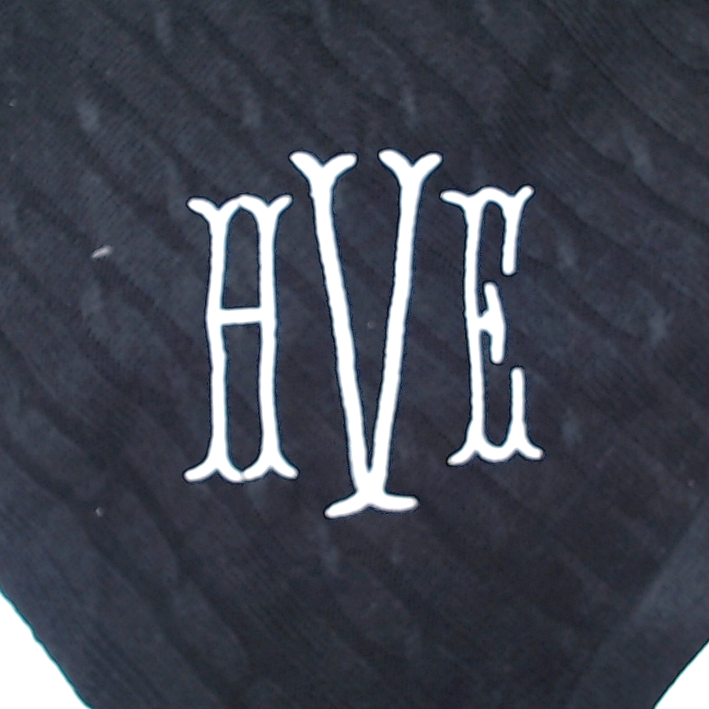 BLOOPER CLOTHING: Monogrammed Poncho