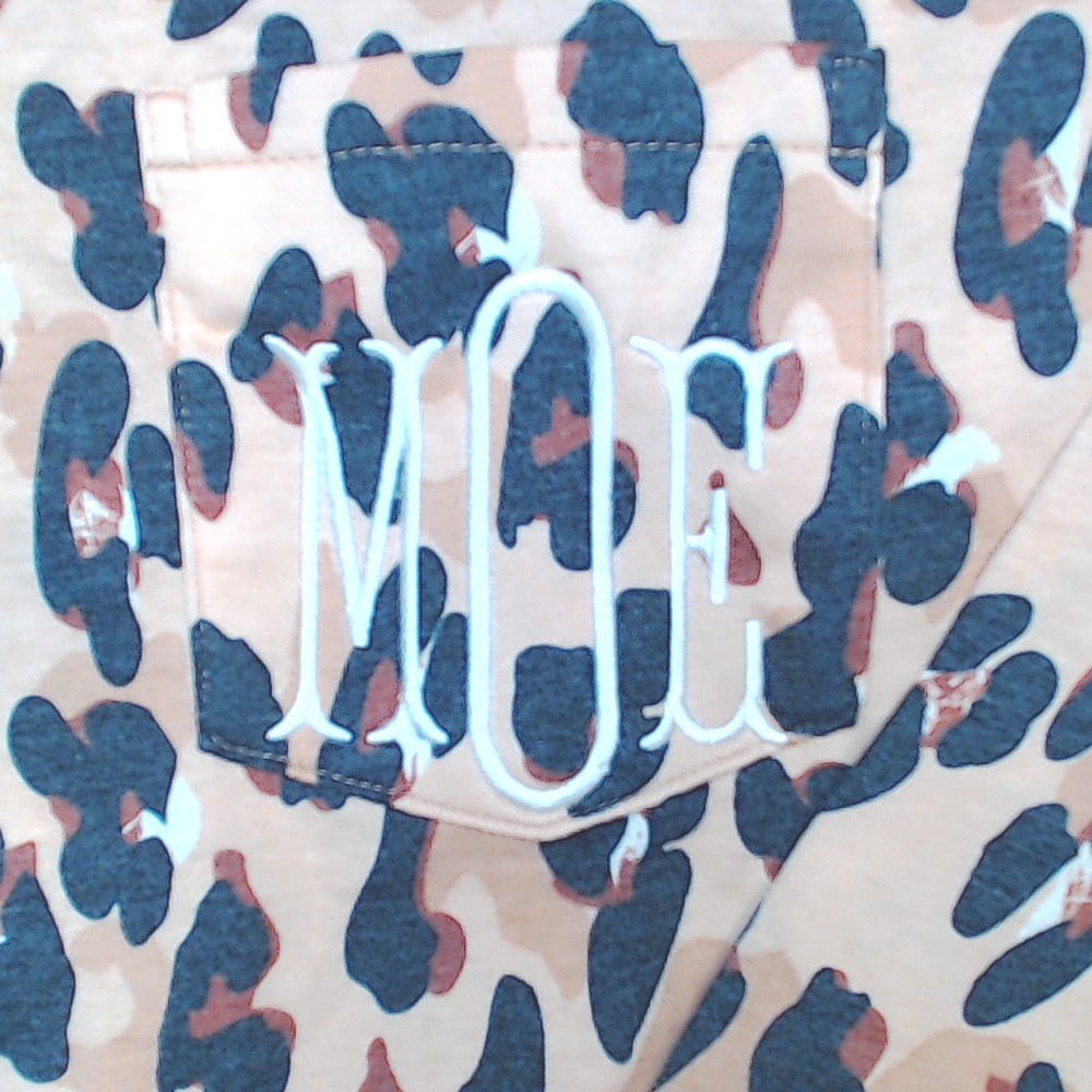 BLOOPER CLOTHING: Monogrammed Long Sleeve Shirt
