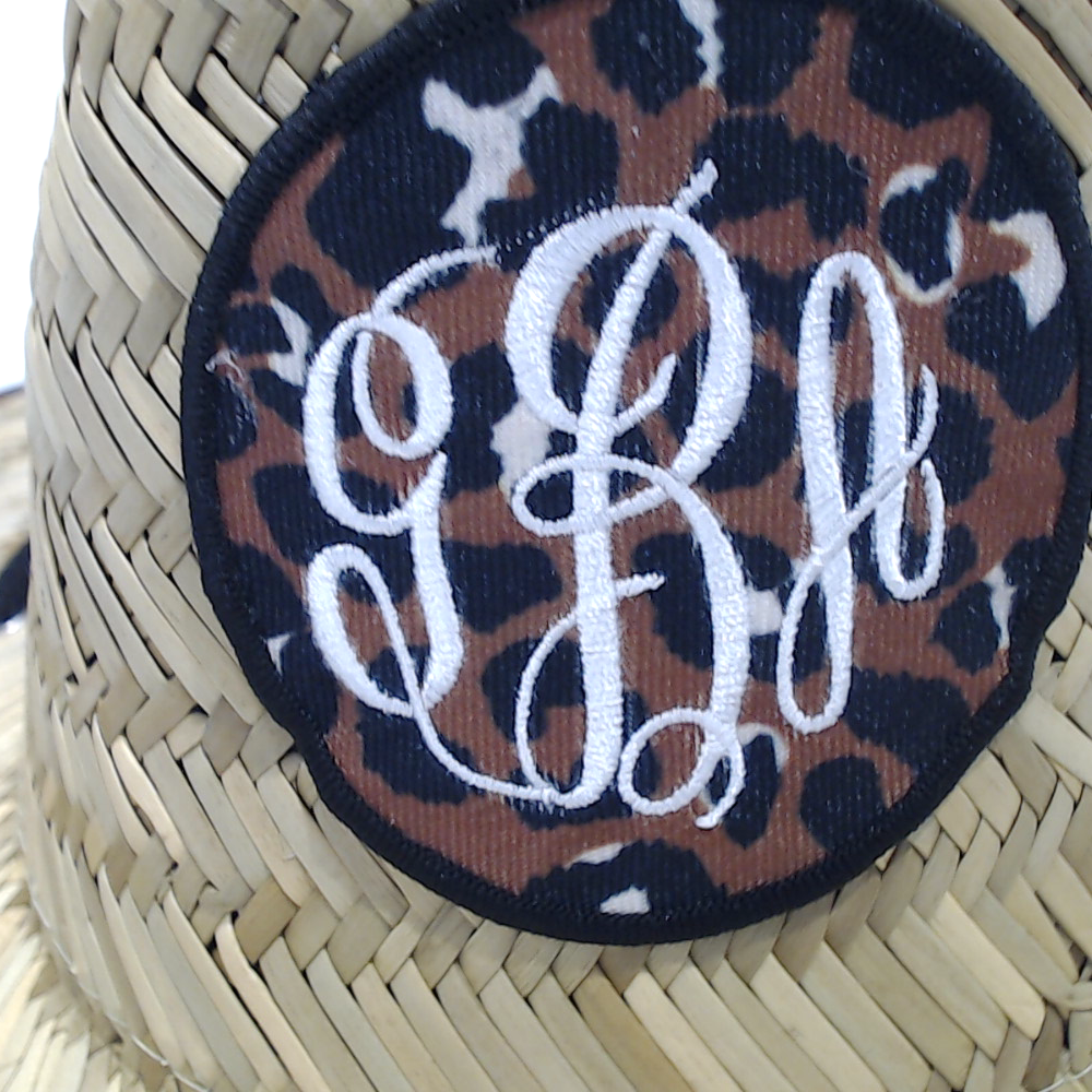 BLOOPER KIDS: Monogrammed Kids Straw Hat