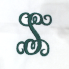 BLOOPER ACCESSORY: Monogrammed Scalloped Pillow Sham