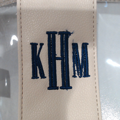 BLOOPER BAG: Monogrammed Clear Stadium Crossbody Bag