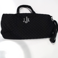 BLOOPER BAG: Monogrammed Diamond Quilted Weekender