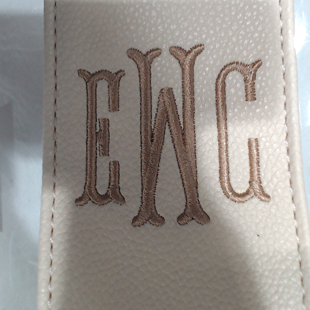 BLOOPER BAG: Monogrammed Clear Stadium Crossbody Bag