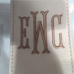 BLOOPER BAG: Monogrammed Clear Stadium Crossbody Bag