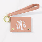 Monogrammed Card Holder | Blush
