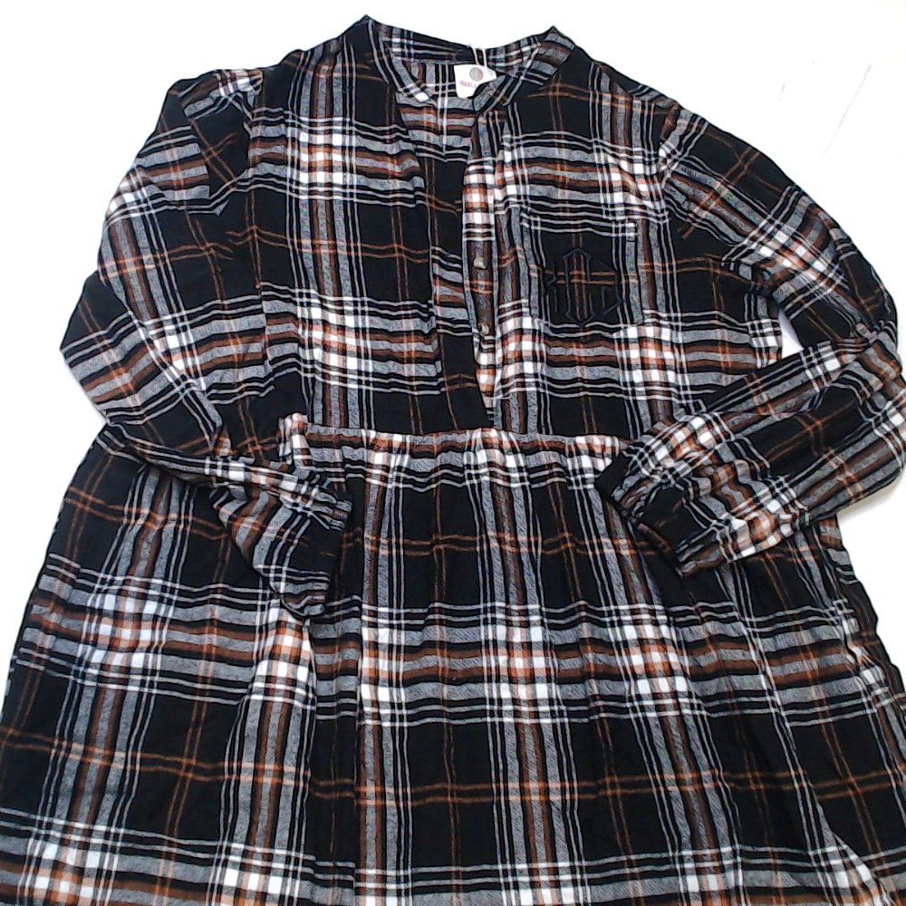 BLOOPER CLOTHING: Monogrammed Plaid Dress