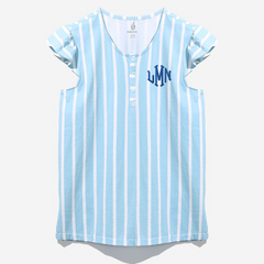 BLOOPER CLOTHING: Monogrammed Ruffle Top