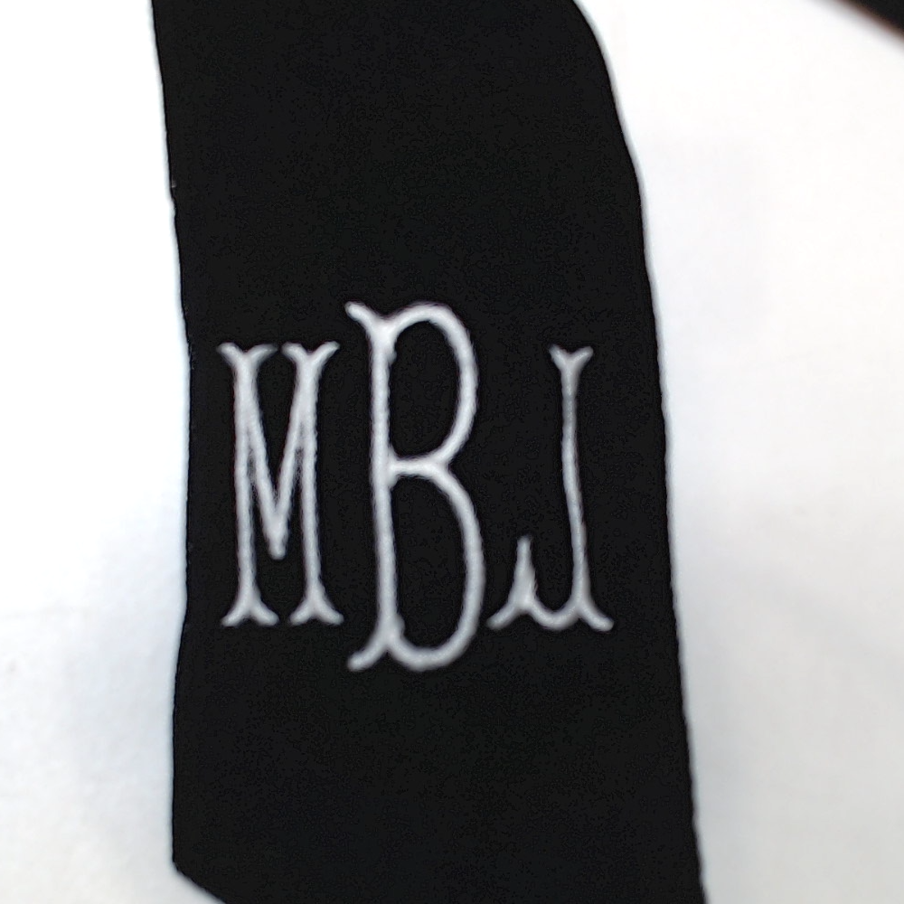 BLOOPER ACCESSORY: Monogrammed Velvet Bow