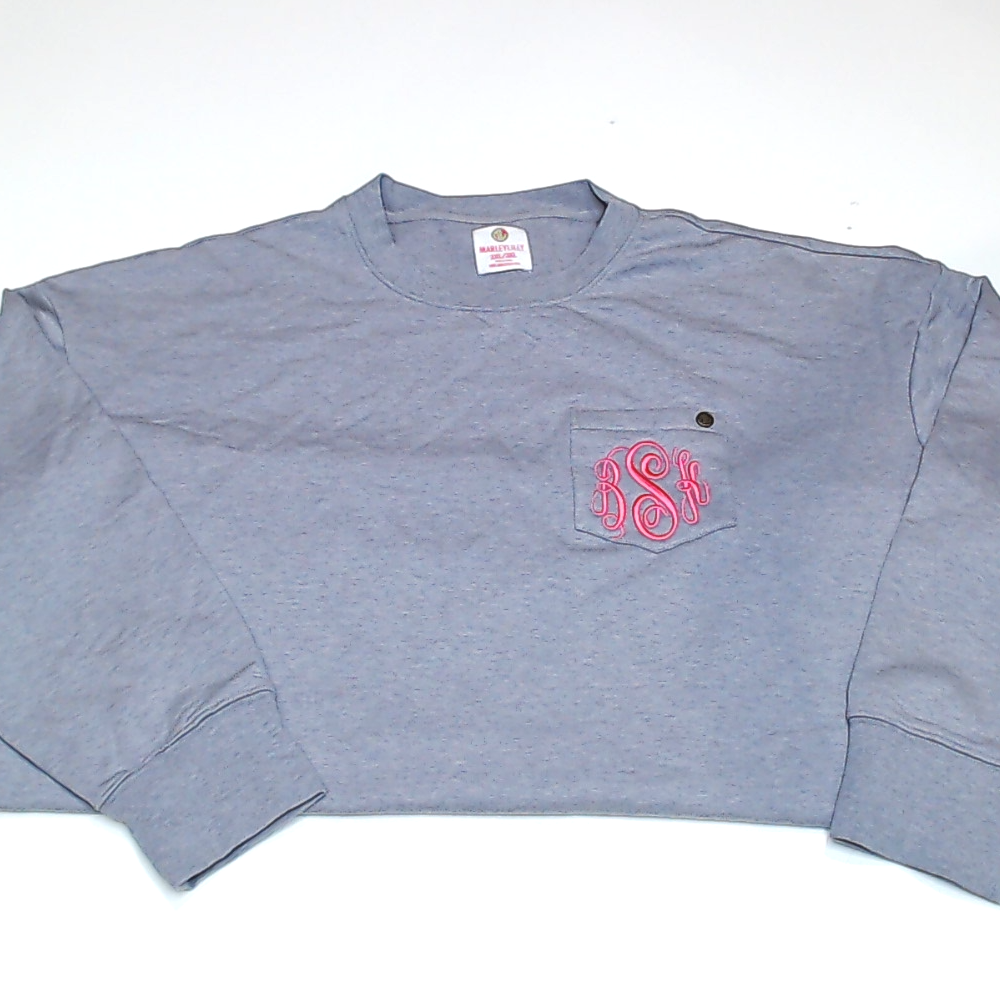 BLOOPER CLOTHING: Monogrammed Crewneck Sweatshirt
