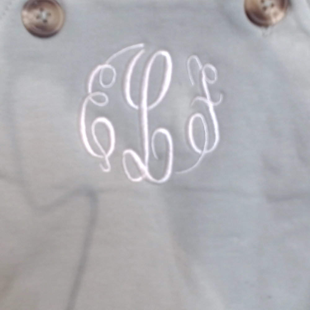 BLOOPER KIDS: Monogrammed Kids Overalls
