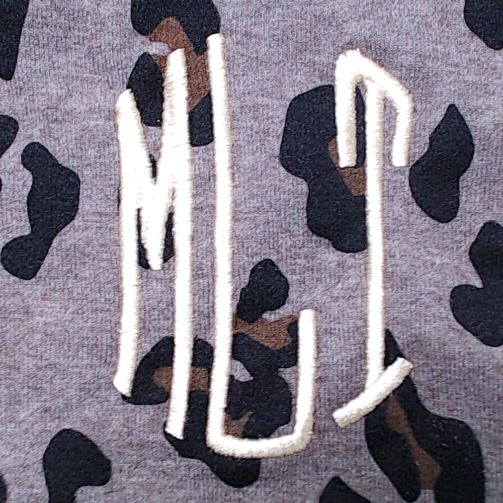 BLOOPER CLOTHING: Monogrammed Cowl Neck Poncho