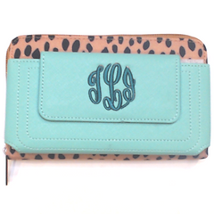 BLOOPER ACCESSORY: Monogrammed Phone Wallet Wristlet