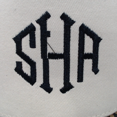 BLOOPER ACCESSORY: Monogrammed Leopard Trucker Hat