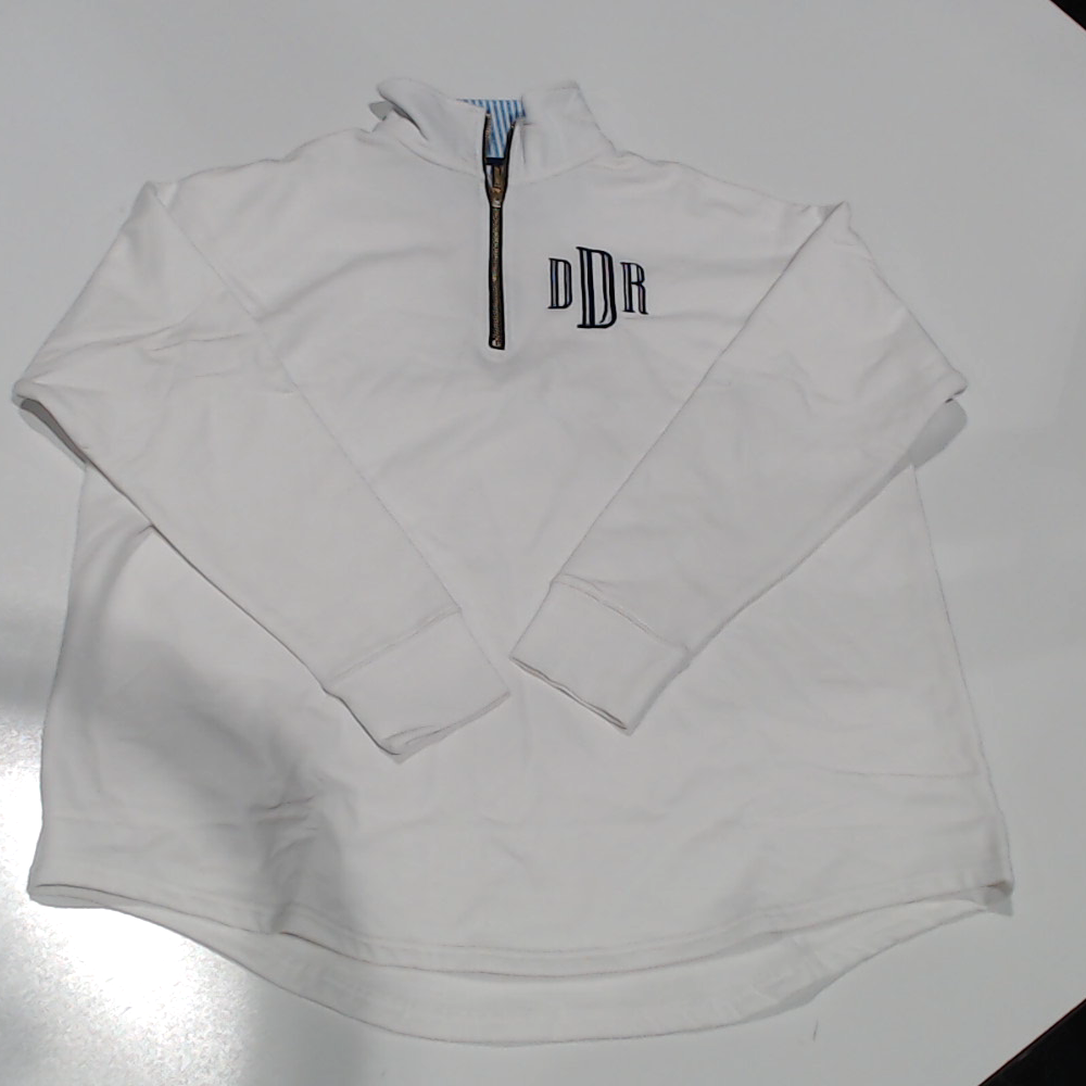 BLOOPER CLOTHING: Monogrammed Quarter Zip Sweatshirt