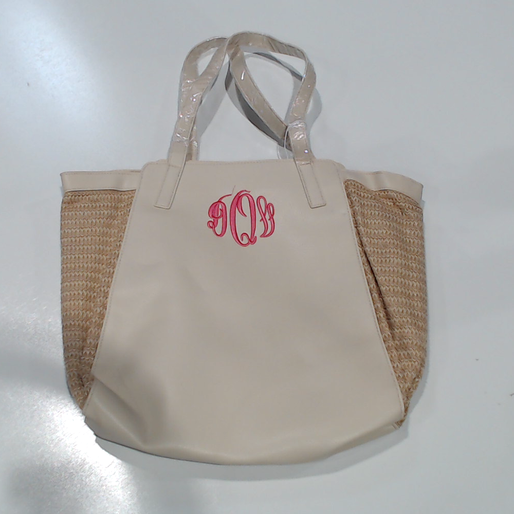 BLOOPER BAG: Monogrammed Seaside Tote