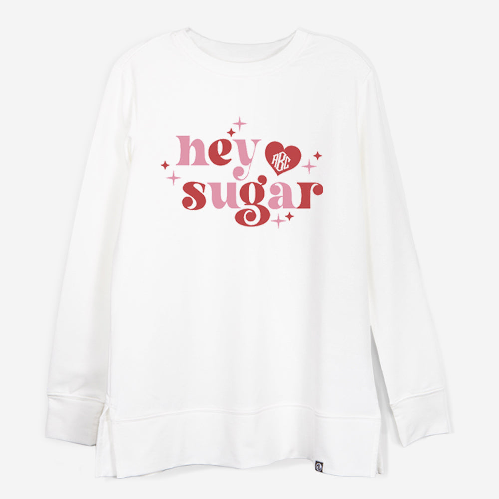 personalized valentines sweatshirt words
