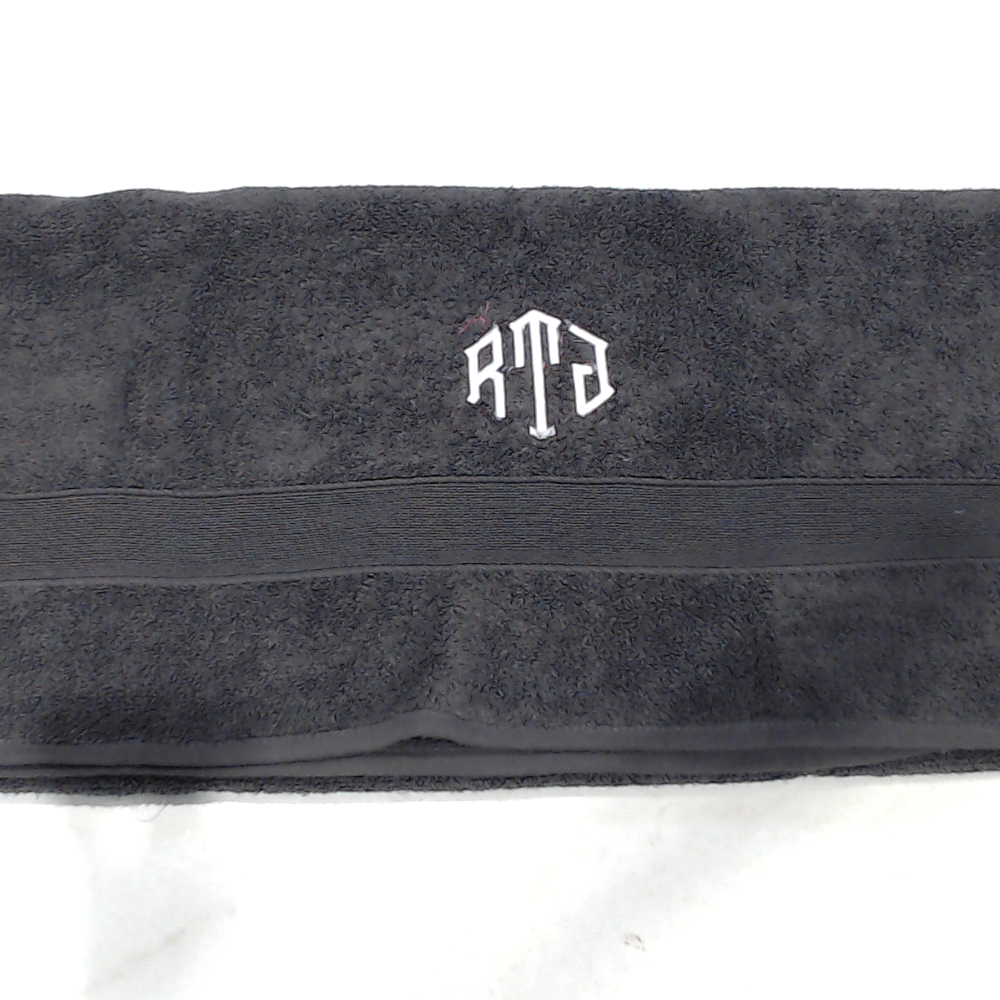 BLOOPER ACCESSORY: Monogrammed Bath Towel