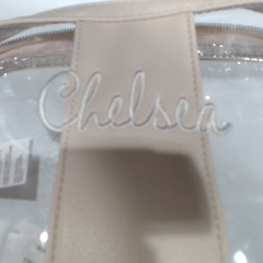 BLOOPER BAG: Monogrammed Clear Stadium Crossbody Bag