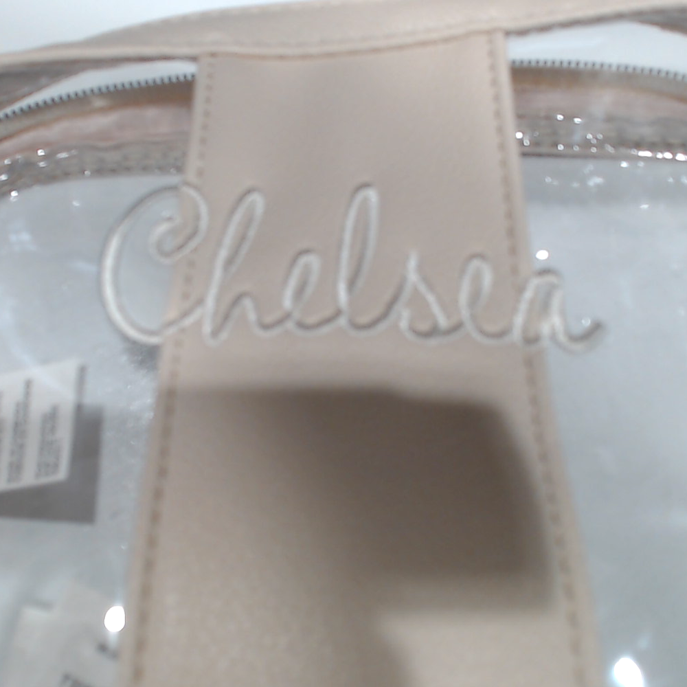 BLOOPER BAG: Monogrammed Clear Stadium Crossbody Bag