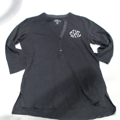 BLOOPER CLOTHING: Monogrammed Henley